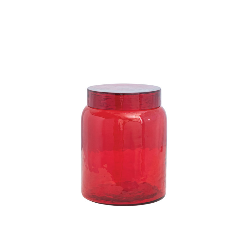Pot en verre, H 7,87 po x l 6 po x P 6 po