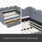 Cozy Gingham Daybed With Two Storage Drawers, With USB Port And Adorable Wave Shaped-1722698260-1722698263