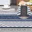 Tapis moderne à bordure lavable