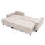 Ajten 3 Seater Velvet Sofa Bed-658948470-658948468