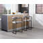 Beatryce Bar Stools Upholstered Counter Stool with Metal Frame Modern Bar Chairs for Kitchen Island, Dining Room (Set of 2)-896570709
