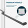 56'' - 60'' W x 72'' H Bypass Semi-Frameless Shower Door with Clear Glass