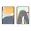 Lava 1 & 2. Set of 2 by Andrea Stokes - Framed Wall Art-1312679462-1312679468