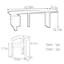 Bureau rectangulaire Parven