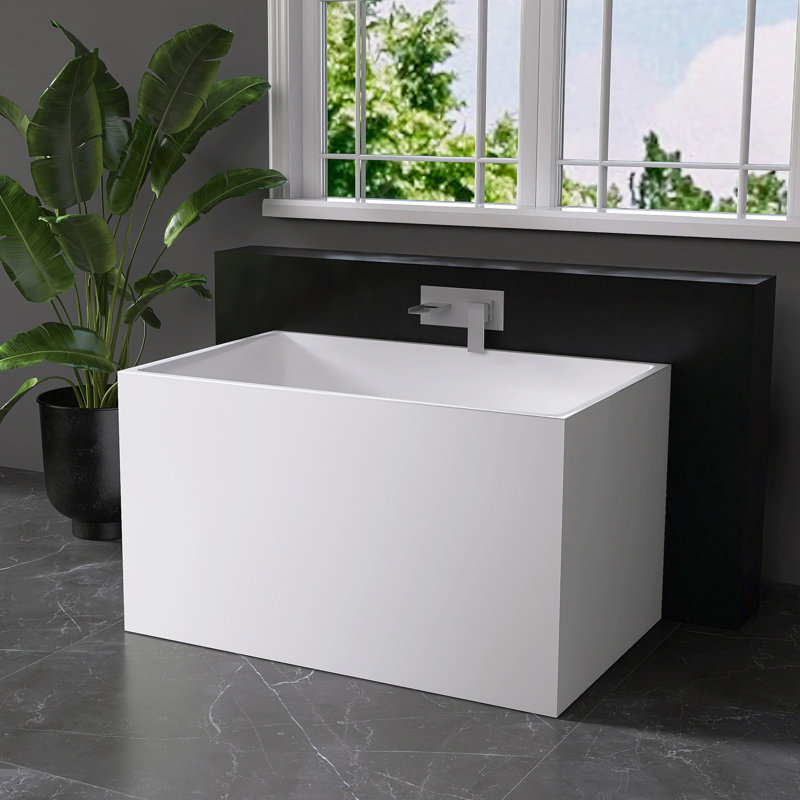 43'' X 28'' Freestanding Soaking Acrylic Bathtub