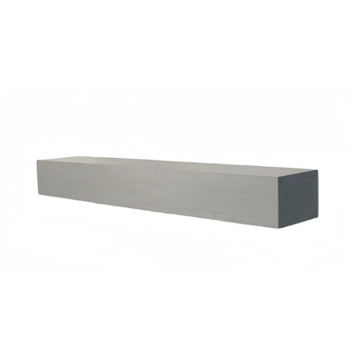 60" Rustic Wood Fireplace Mantel , Wall-Mounted & Floating Shelf For Home Decor