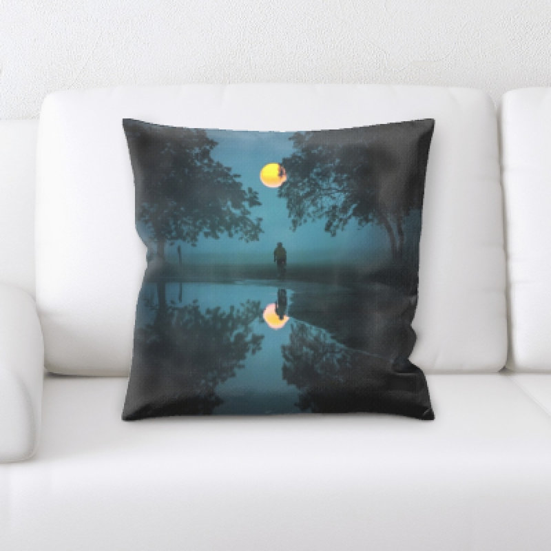 Microsuede Throw Pillow
