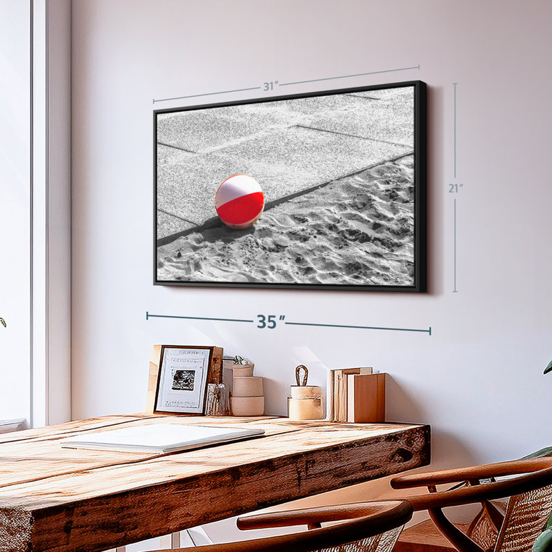 «Summer Beach Ball Pop Art», H 21 po x l 31 po