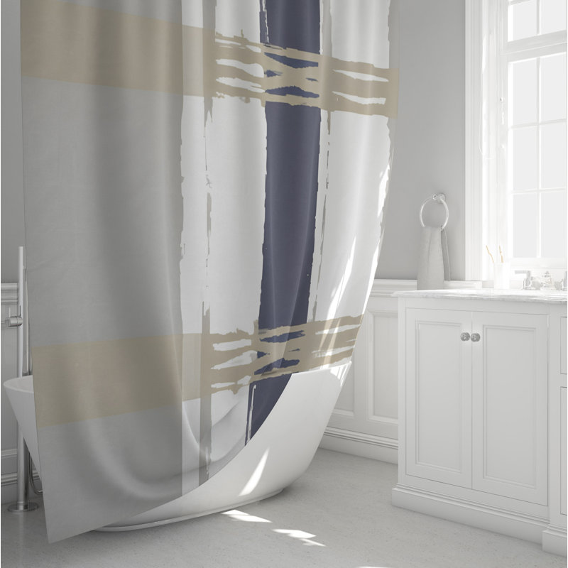 Rideau de douche Cyriana, H 72 po x l 70 po