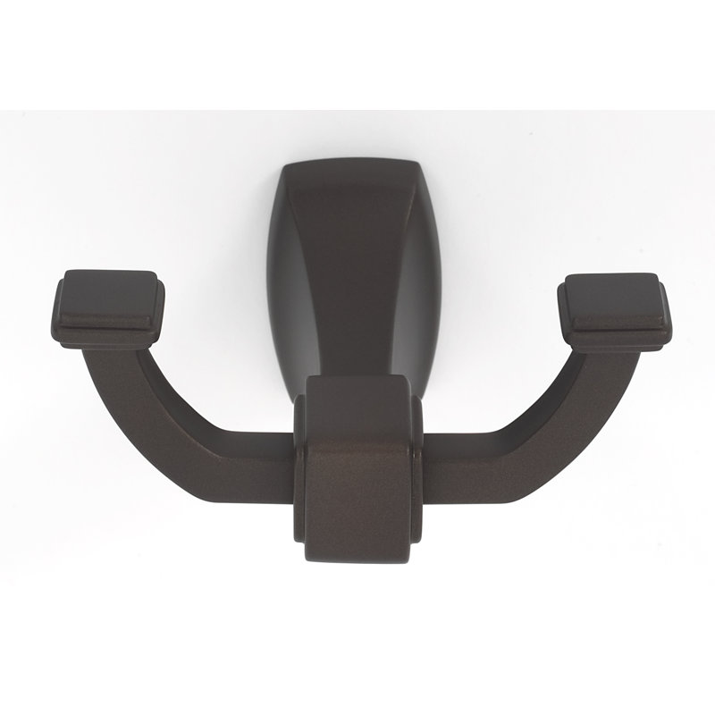 Double Robe Hook, Chocolate Bronze