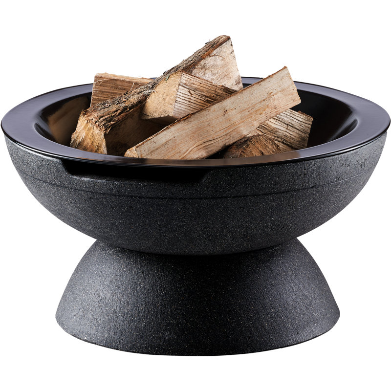 Round Charcoal Smokeless Fire Pit, Volcanic Ash