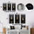 Gold And Black Elegance African Beauty I - Woman African Metal Wall Art Prints Set Of 3-714252814