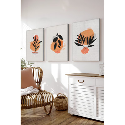 Stunning Decorative Canvas Painting Set (3 Pieces), 15.7 x 23.6 Inches Each | 100% High-Quality Canvas, Thickness: 1.2 Inches | Perfect for Living Room & Office Decor, Vibrant Colours & Modern Art Design