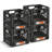 Juggernaut Storage 16 Quart Storage Crate with Handles, Black, Set of 2 (2 Pack)