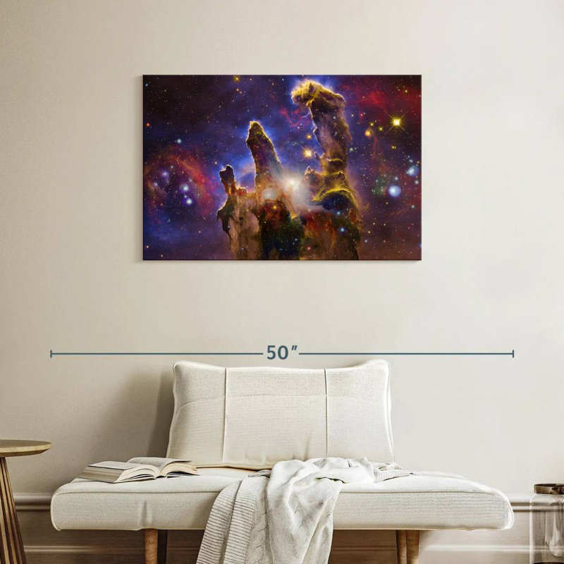Oberle Nebulae And Stars, 24" H x 36" W
