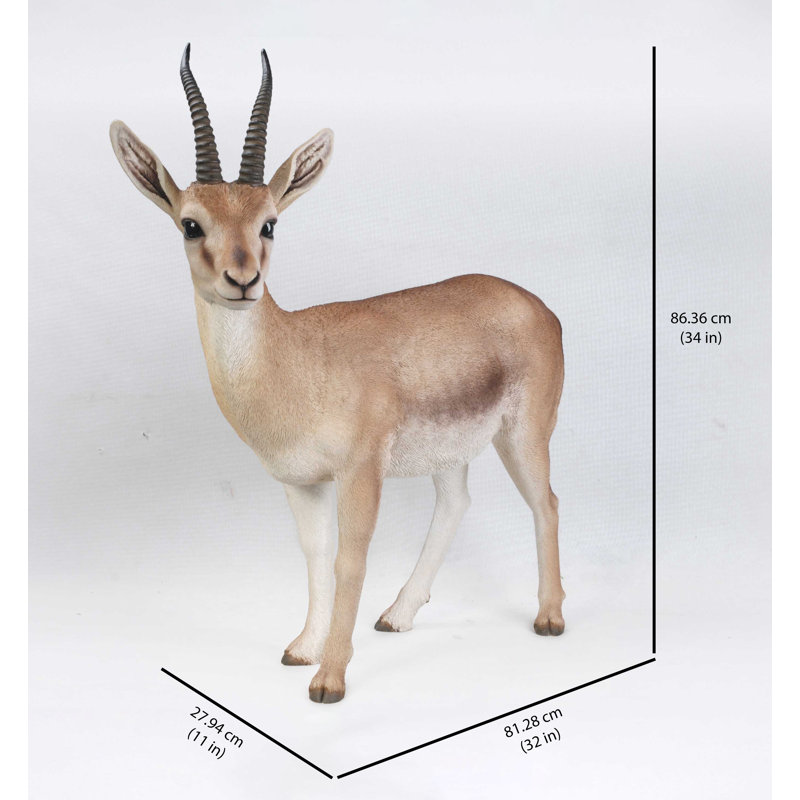 Statue de gazelle