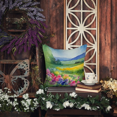 Coussin décoratif aquarelle Massachusetts