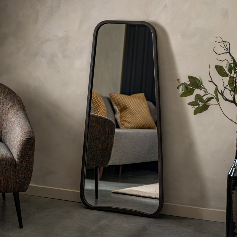 Ava Framed 121cm Full Length Mirror , Black