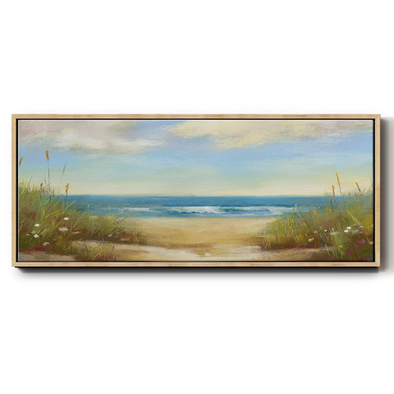 Serenity I- Framed Canvas