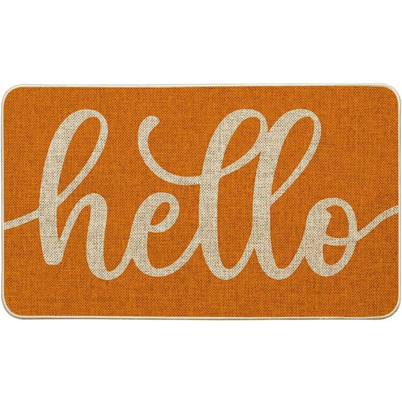 Paillasson orange Hello Fall
