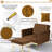 Siemon Velvet Accent Chair with Ottoman-954392199