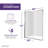 Halberd Series 60'' - W x 72'' H Single Added Door Framed Shower Door with TSUNAMI GUARD-49718880