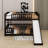 Twin Over Twin Bunk Bed With Fence-1427900442