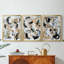 ABSTRACT Series DCCXCII - Toile tendue avec châssis sur mesure - 3 pièces-117235430-117235429