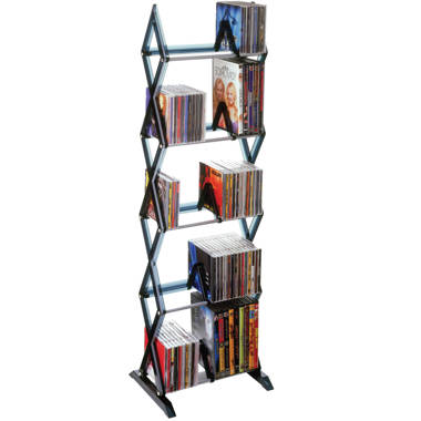 Metal 49.6'' H 3 Tier Vinyl Record Storage Rack 17 Stories