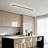 1-Light 48" Modern Rectangle LED Dimmable Flush Mount Ceiling Light With Remote