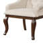 Chaise avec accoudoirs en tissu capitonné Narcie-2083889424
