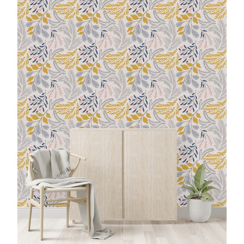 Floral Tile, 2.08' W x 10.42' L