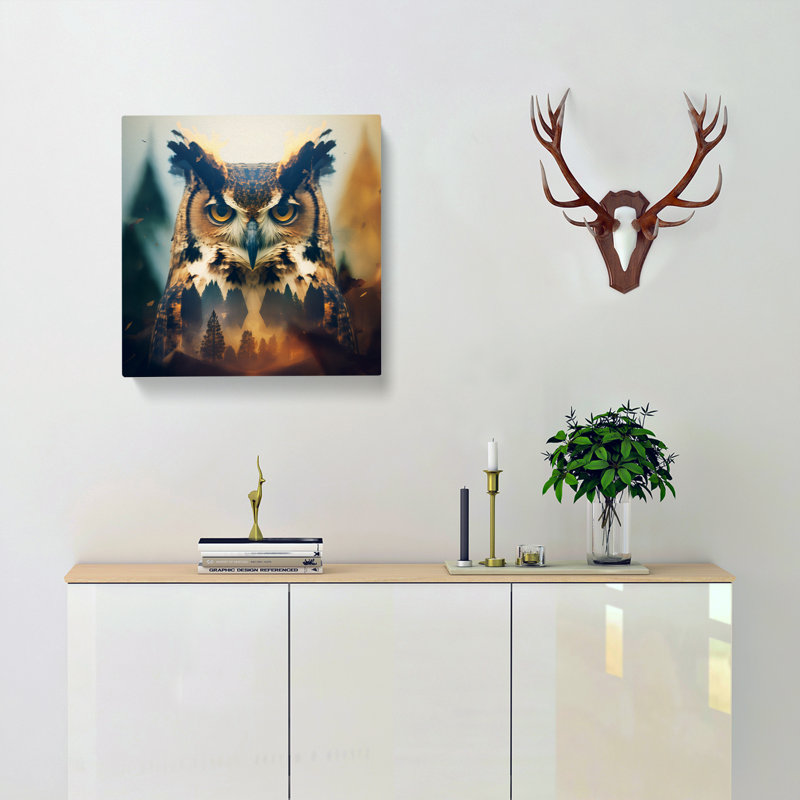 Modern Wall Art - Wrapped Canvas, 35cm H x 35cm W x 3cm D