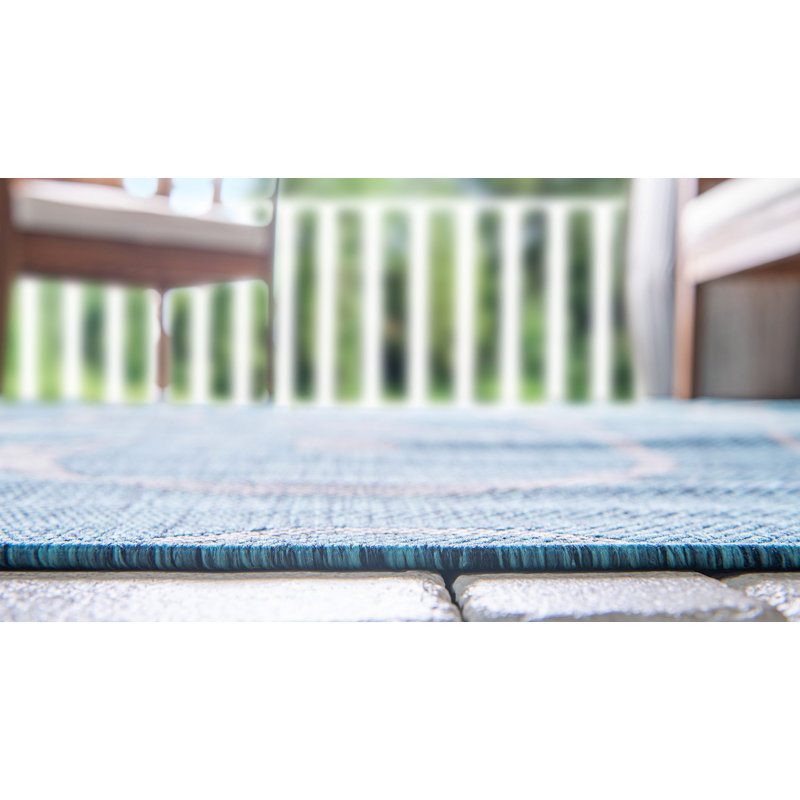 Tapis d'extérieur Kona couleur fougère, Rectangle 6 pi x 9 pi