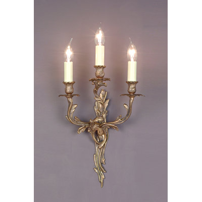 Nottingham Steel Candle Wall Light