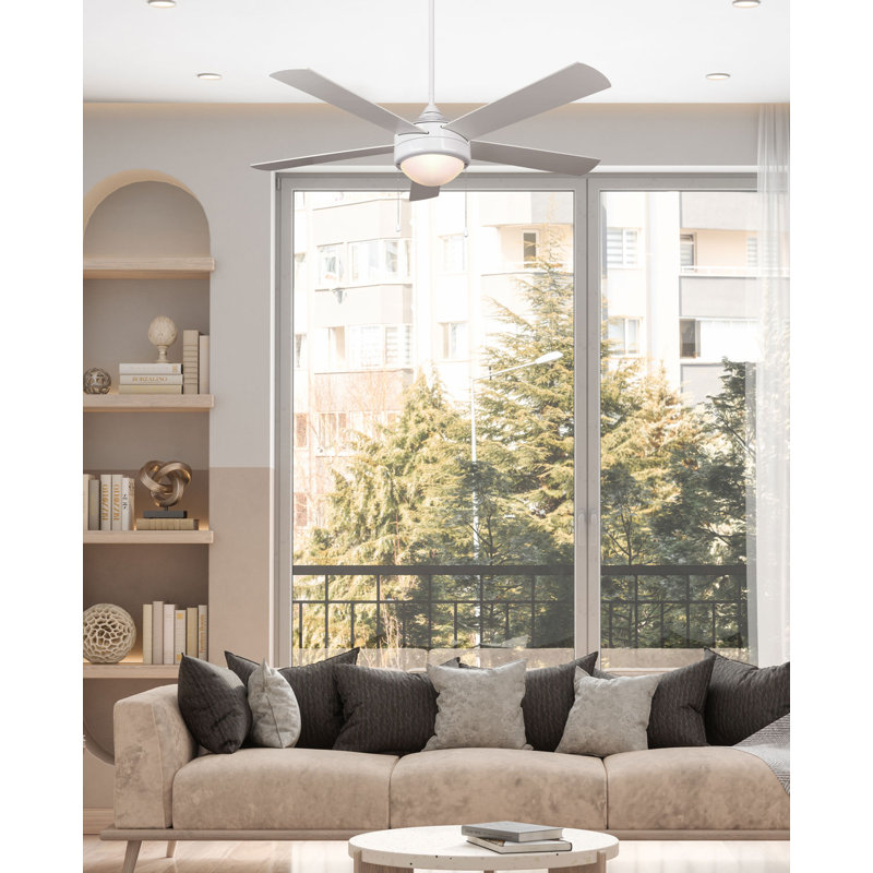 Gaios 52'' Ceiling Fan with Light Kit, White