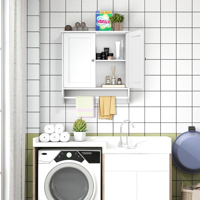 Armoire de salle de bain murale, Blanc