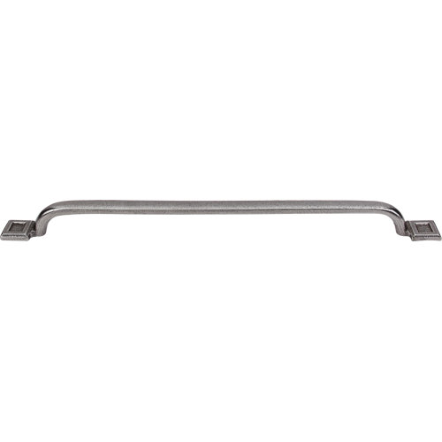 Square Inset Bar pull, Cast Iron, 12" Center to Center