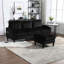 Chenille en L avec rangement et porte-gobelets pour canapé modulaire confortable-118010558