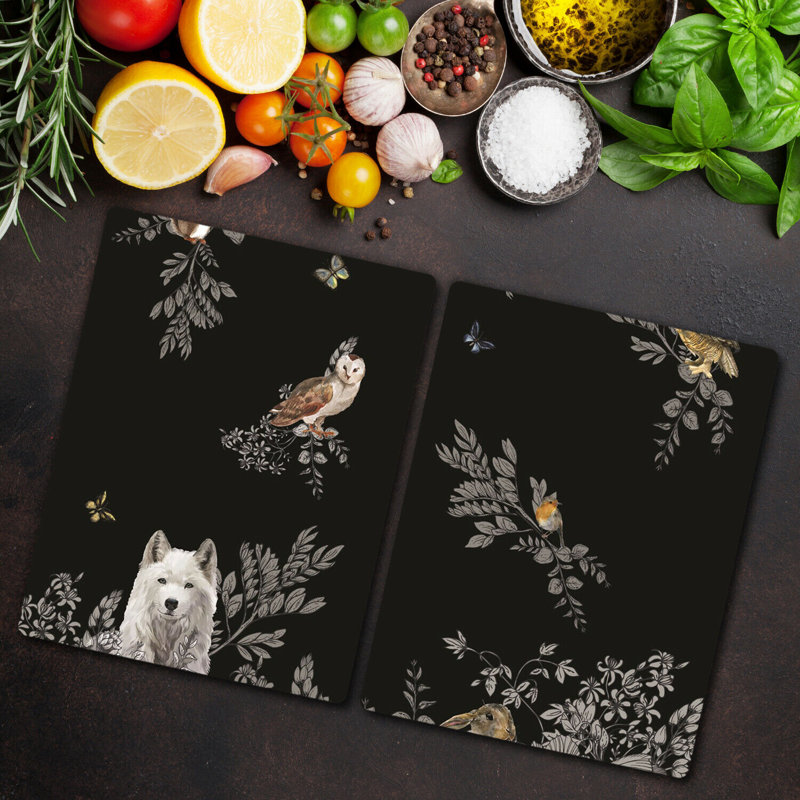 Ardane Tempered Glass Chopping Board, 52cm x 40cm