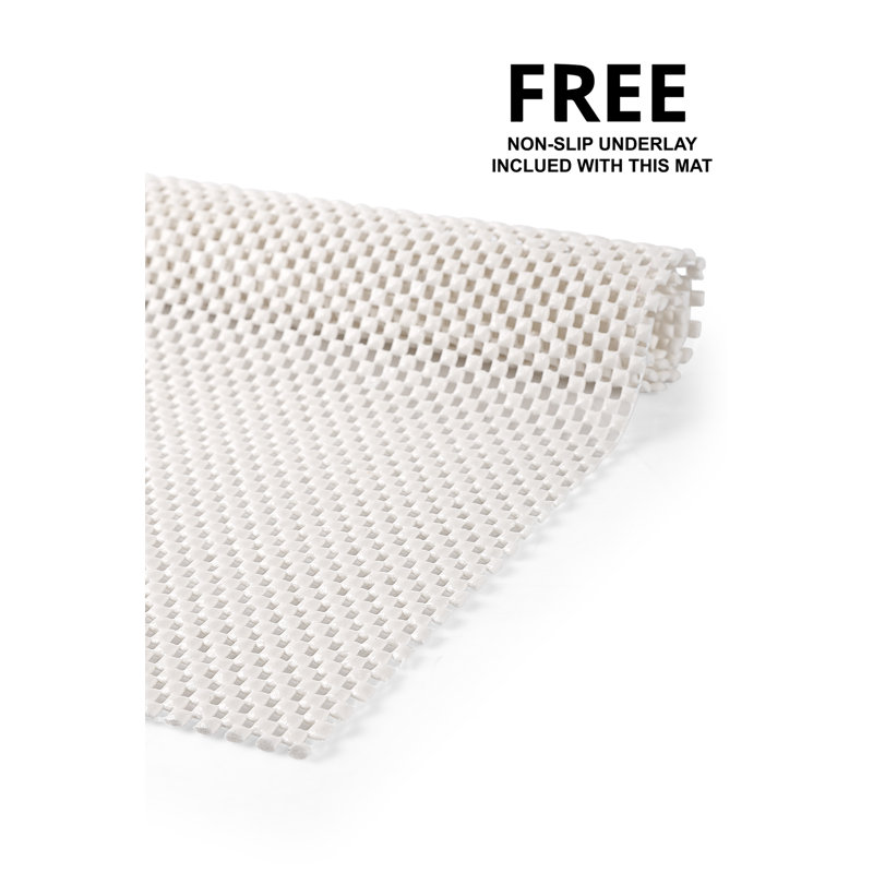 Precita Bath Rug, 17" W x 24" L