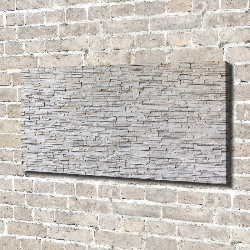 A Stone Wall - Wrapped Canvas Print