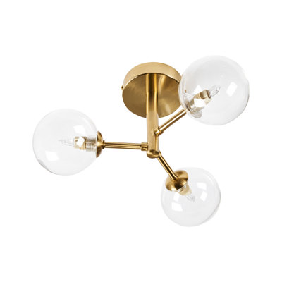 MARICAO 3 - Light Brass Geometric Pendant
