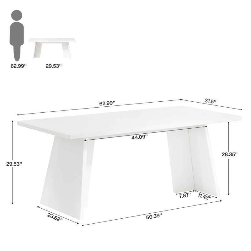 63''Rectangle Conference Table