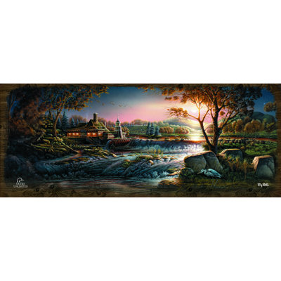 Gardien de la conservation, panneau mural en bois de 30 x 76 cm