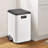 Stainless Steel Step On Multi-Compartment Trash/Recycling Bins - 8 Gallons-88856879