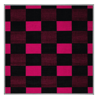 Machine Washable Botanical Brown Area Rug
