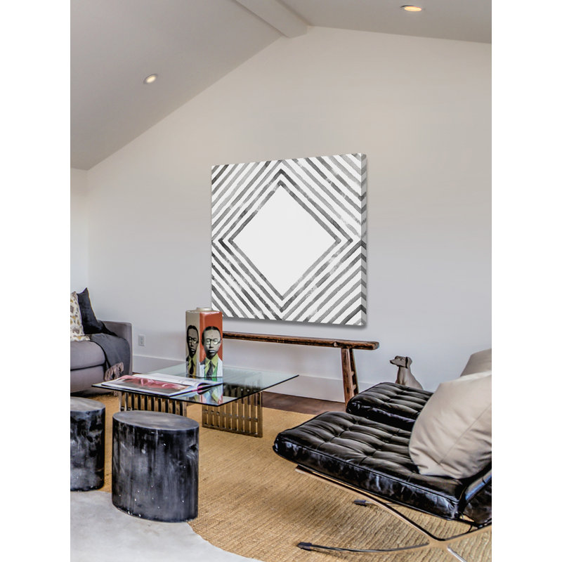 «Square In Profondeur», reproduction d'art sur toile tendue, H 32 po x l 32 po x P 1,5 po