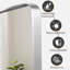 Lunara 1.18" Deep Rounded Corner Rectangular Bathroom Wall Mirror with Premium Tempered Glass & Aluminum Alloy Framed-96281984-96373859