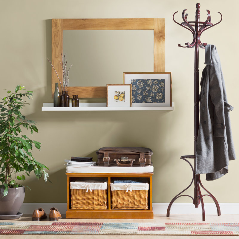Dankrad Wood Flat Wall Mirror